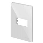 Placa 4x2 1 Posto Branco Infiniti Plus C/ Suporte Margirius