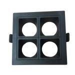 Spot Embutir 4 Focos Mini Dicroica Mr11 Recuado Branco