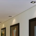 Spot Embutir Dicroica Quadrado Mr16 Plano Preto