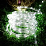 Mangueira Led Redonda 11mm Branco Frio 6500k 100m 220v C/ Conector
