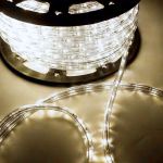Mangueira Led Redonda 11mm Branco Frio 6500k 100m 220v C/ Conector
