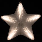 Estrela Natal Led Decorativa Digital 50cm 3000k Bivolt Uso Externo