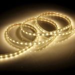 Mangueira Led Chata Branco Quente 4040 100m 127v C/ Conector
