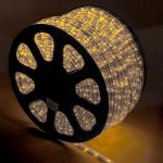 Mangueira Led Redonda 11mm 3000k 127v 100m C/ Conector
