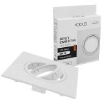 Spot Embutir Dicroica Quadrado Mr16 Plano Branco