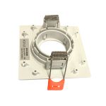 Spot Embutir Teto Mr11 Quadrado Plano Mini Dicroica Branco