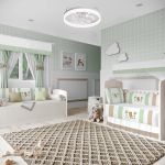 Luminária Plafon Ventilador De Teto Air Ivory Orbital Bivolt