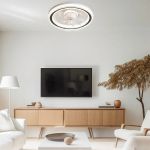 Luminária Plafon Ventilador De Teto Air Diamond Orbital Bivolt