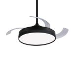 Ventilador De Teto Air Basic Retrátil Preto Bivolt