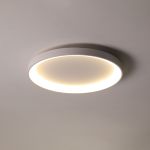 Luminária Plafon Led Round 28w 3000k Luz Amarela Bivolt