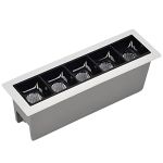 Spot Picco Embutir LED Soul 10W Branco C/ Recuo Preto 2700K