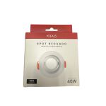 Spot de Embutir MR16 Dicroica Redondo Recuado Branco