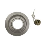 Spot de Embutir MR16 Dicroica Redondo Recuado Branco