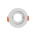 Spot de Embutir MR16 Dicroica Redondo Recuado Branco
