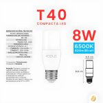 Lamp Bulbo Led 8W 6500K Compacta Biv. T45 E-27