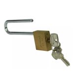Cadeado De Latão 30mm Haste Longa 30x50mm