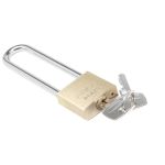Cadeado De Latão 30mm Haste Longa 30x50mm