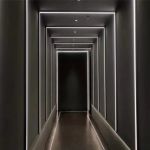 Kit 02 Perfis 1 Metro P/ Fita Led Slim Embutir 24x7 Preto