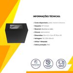 Arandela Externa de Parede Muro Slim 2 Focos