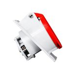 Tomada Industrial Embutir 3P+T 16A 380-440V 6H Vermelha