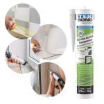 Silicone Acético Transparente Para Construção 256g
