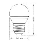 Lâmpada Led Bolinha G45 4w Bivolt 3000k Branco Quente
