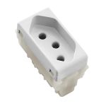 Módulo Tomada 2P+T 10A Branco Tramontina Liz