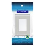 Placa 3 Postos Branca 4x2 C/suporte Liz Tramontina
