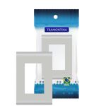 Placa 3 Postos Branca 4x2 C/suporte Liz Tramontina