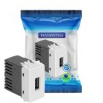 Módulo Tomada Carregador Usb 1,5a Branco Liz Tramontina