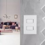 Conjunto 4x2 2 Interruptores Simples 10a Branco Liz Tramontina