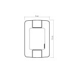 Conjunto Placa 4x2 e Módulo Tomada 10a Aria Tramontina