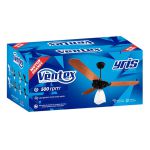 Ventilador de Teto Ventex Yris 150W 3 Pás Preto