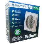 Exaustor Para Banheiro Ventilador Axial 150mm Bivolt Ventisol