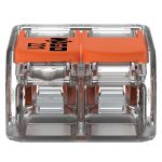 Kit 25 Conector Emenda 2 Vias Wago 221-412 32a 450v