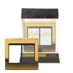 Placa Espelho 6 Postos 4x4 Concept Ouro/preto Refinatto Weg