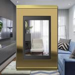 Placa Espelho 3 Postos 4x2 Concept Ouro/preto Refinatto Weg