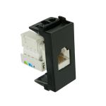 Módulo Tomada De Rede Rj45 Cat.5e Preto Refinatto Weg