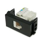 Módulo Tomada De Rede Rj45 Cat.5e Preto Refinatto Weg