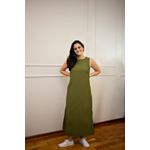 VESTIDO ELEUSA VERDE MUSGO