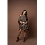 Vestido Bebella Marrom