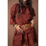 Vestido Debora Terracota