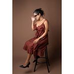 Vestido Helena Chocolate