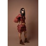 Vestido Debora Terracota