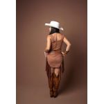 VESTIDO DALLAS MARROM