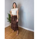 Saia Mila Marrom