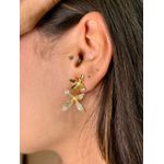 Bricno 2 Flores Dourado