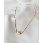 Colar Longo 1 Pérola Dourado