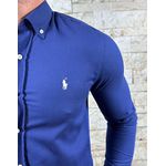 Camisa Manga Longa PRL Azul Bic⭐