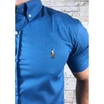 Camisa Manga Curta PRL Azul ⭐